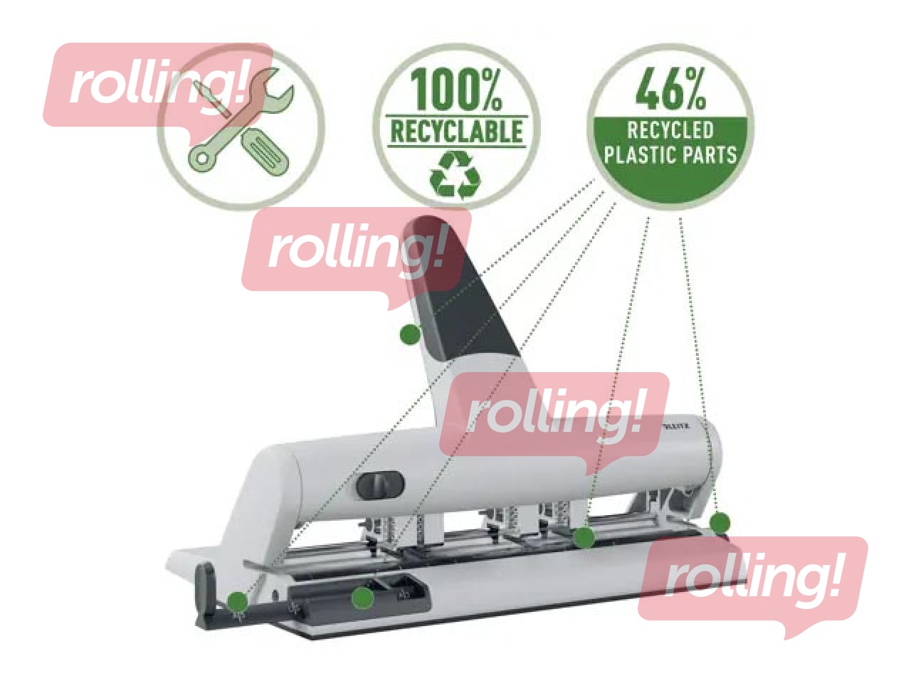 Hole punch Leitz, Akto 5114, 30l