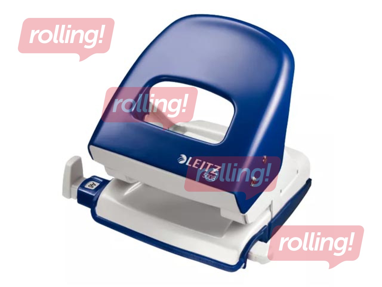 Hole Punch Leitz 5008 Metal, 30l., blue