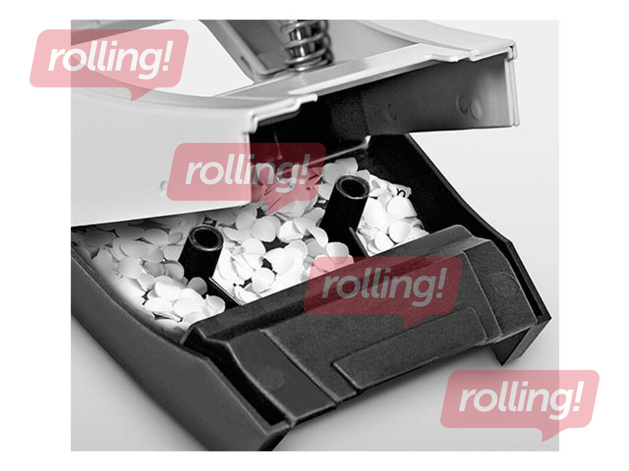 Leitz 5008 Metallist auguraud, 30 lehte, must