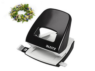 Leitz 5008 Metallist auguraud, 30 lehte, must +Jaanipäeva kingitus!