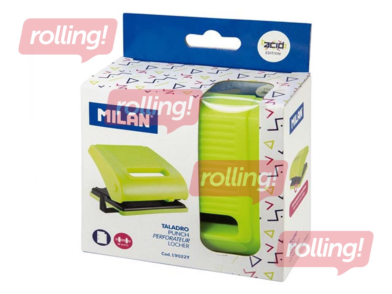 Caurumsitējs Milan, 15 lapām, dzeltens