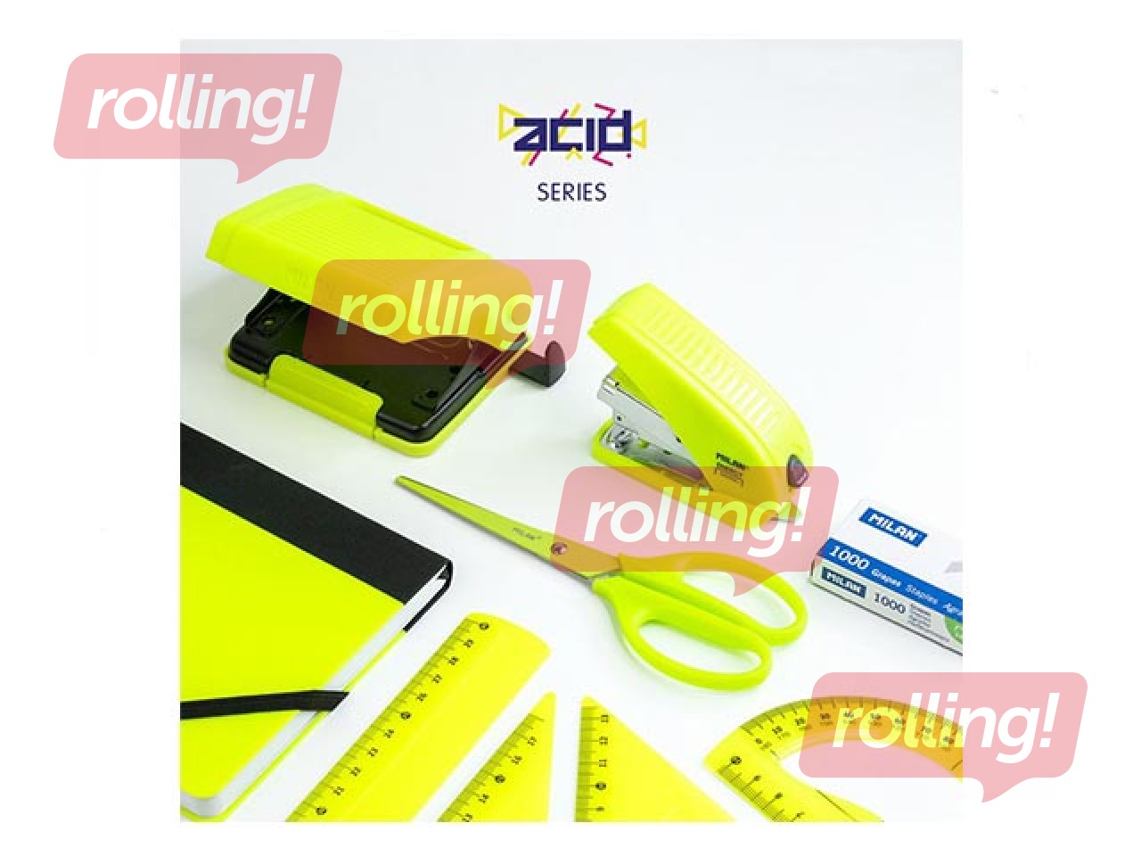 Caurumsitējs Milan, 15 lapām, dzeltens