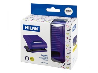 Hole punch Milan, 15 sheets, blue