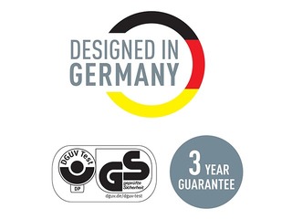 Офисный металлический дырокол Leitz 5008 Metal, 30л, белый