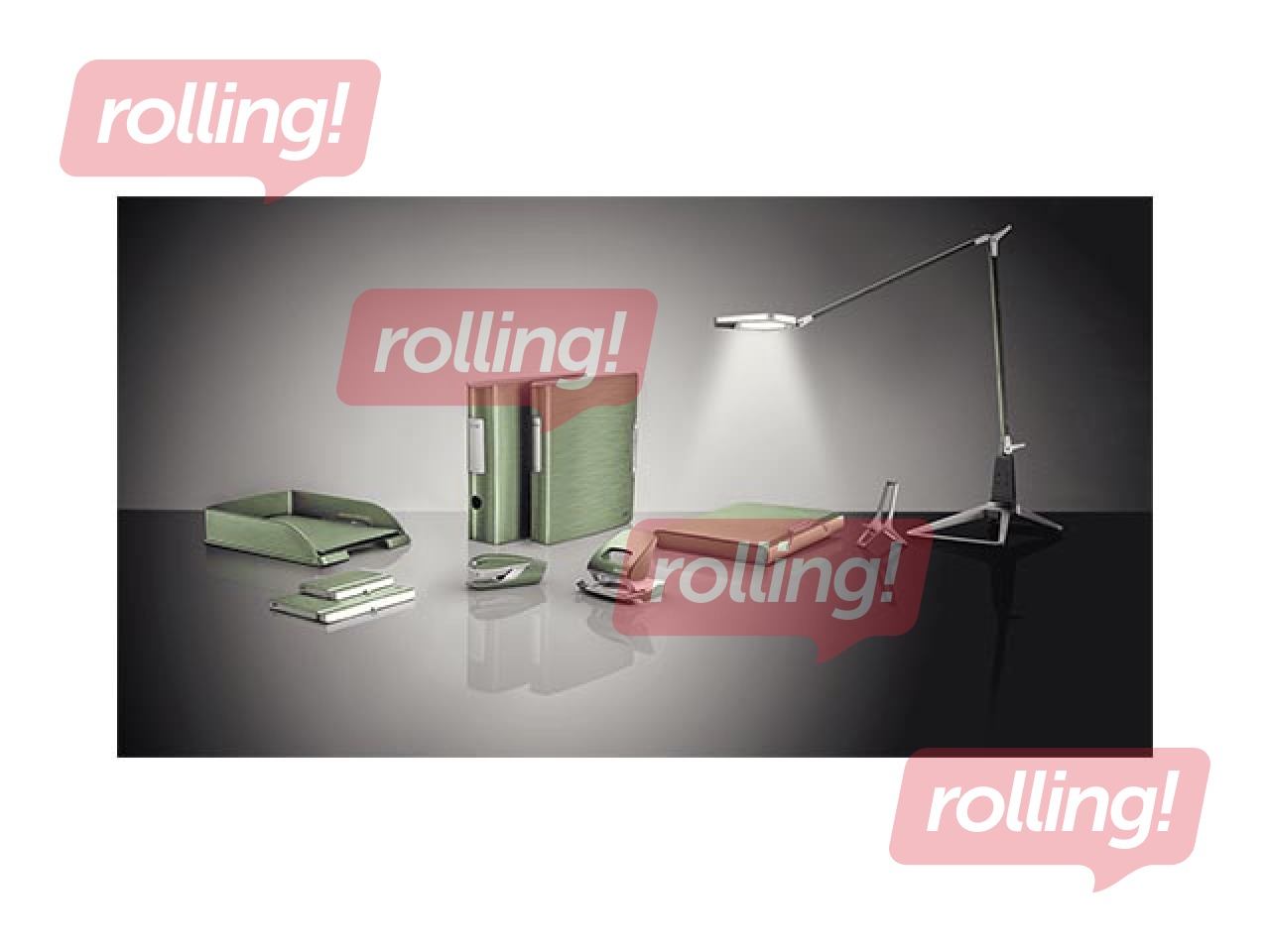 Hole Punch Leitz Style Metal, 30l., green