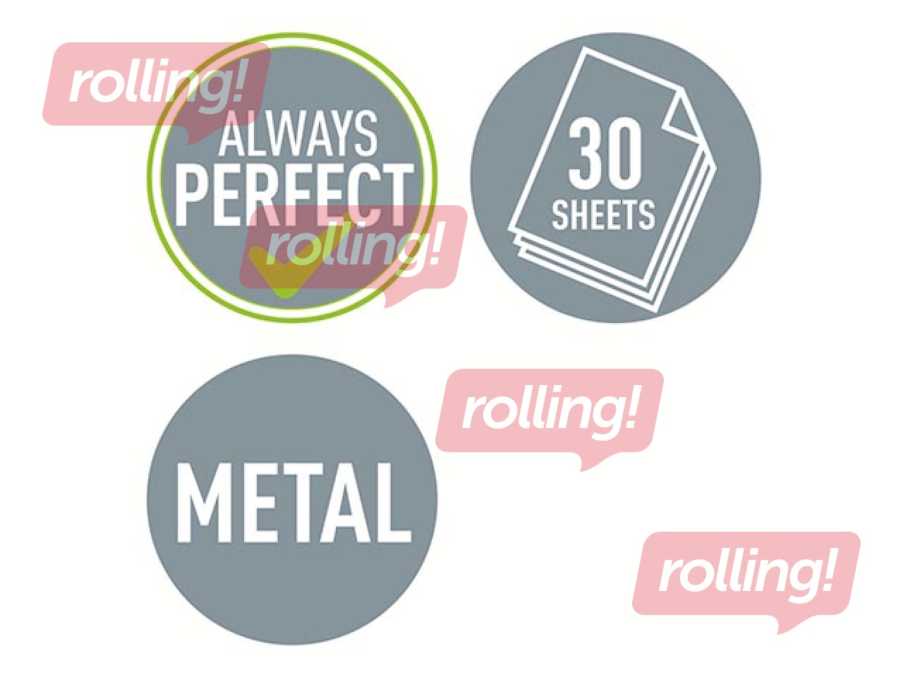 Auguraud Leitz Style Metal, 30 l, punane