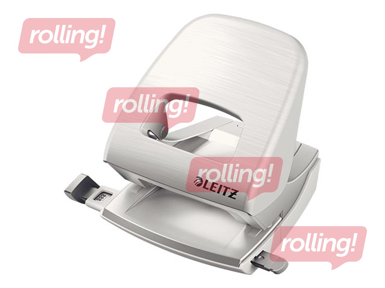 Hole Punch Leitz Style Metal, 30l., white
