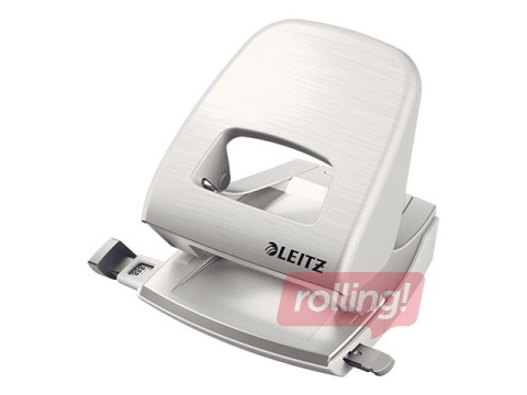 Офисный металлический дырокол Leitz Style Metal, 30л, белый