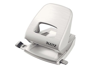 Офисный металлический дырокол Leitz Style Metal, 30л, белый