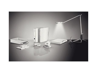 Офисный металлический дырокол Leitz Style Metal, 30л, белый