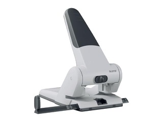 Hole punch Leitz, heavy duty, grey