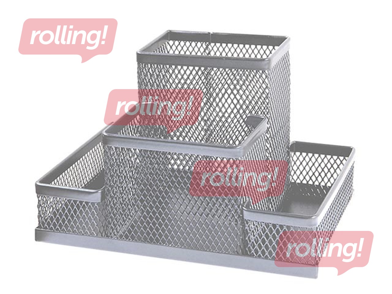 Kirjatarvete alus Concorde, neli sektsiooni, metall, hõbe