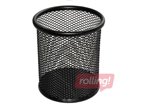 Pen holder MemoBe, empty, metal, black