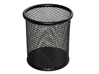 Pen holder MemoBe, empty, metal, black