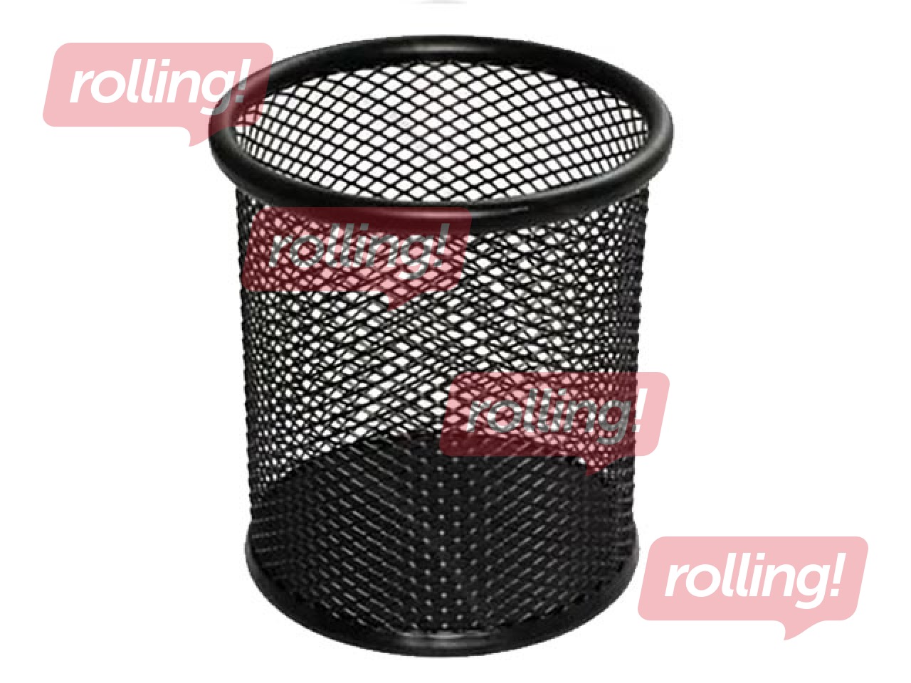 Pen holder MemoBe, empty, metal, black