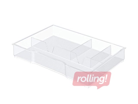 Organiser tray for Plus/WOW Drawer Cabinet, transparent