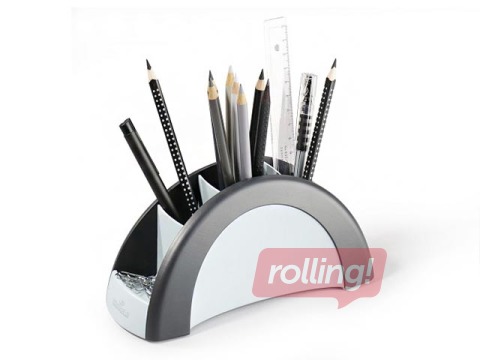 Laua korraldaja DURABLE VEGAS, plastik, must / hall