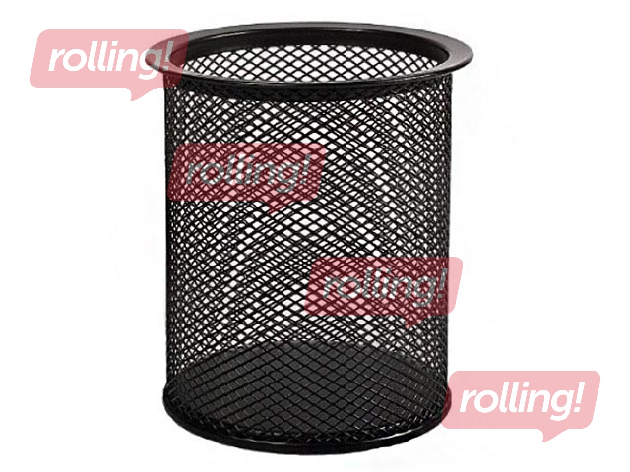 Rakstāmpiederumu trauks Forpus, tukšs, metāla, melns