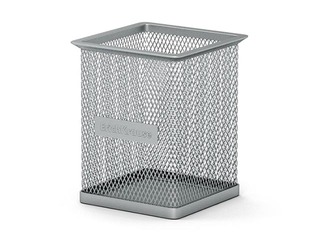 Pliiatsihoidik ErichKrause, terasest, ruudukujuline, hõbedane