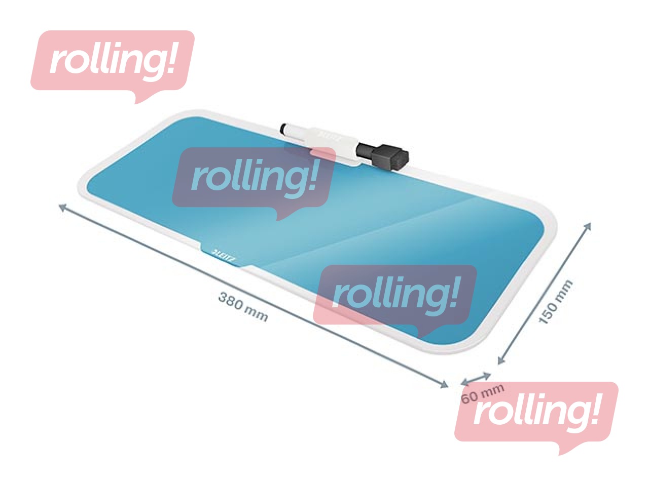 Настольная стеклянная доска Leitz Cosy, синая