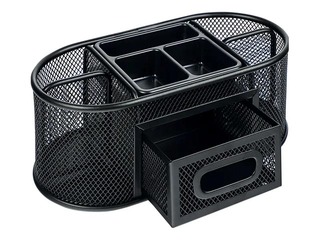 Desk organizer Grand, metal, black