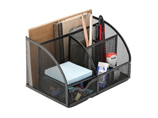 Lauakorraldaja Q-Connect, tühi, metallist, must