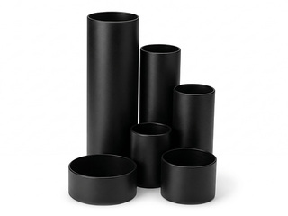 Desk organizer Concorde, empty, plastic, black