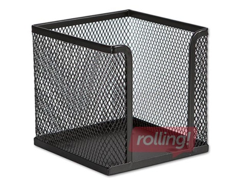 Box for notebook paper, metal, black