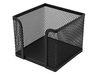 Box for notebook paper Profice, metal, black