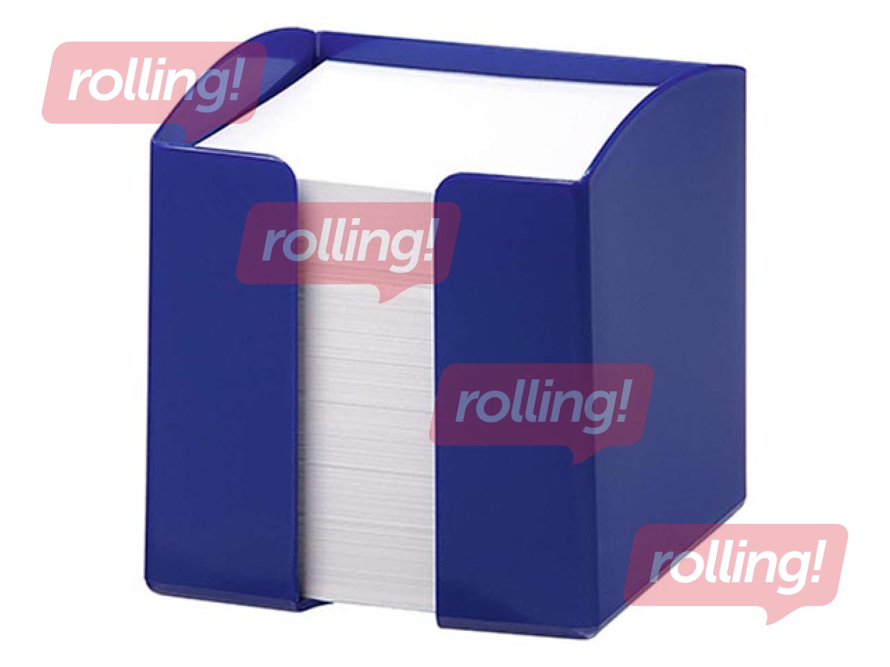 Märkmepaberi karp Durable Trend, 10x10.5x10 cm, sisaldab märkmepaberit 800 lehte, plastik, sinine