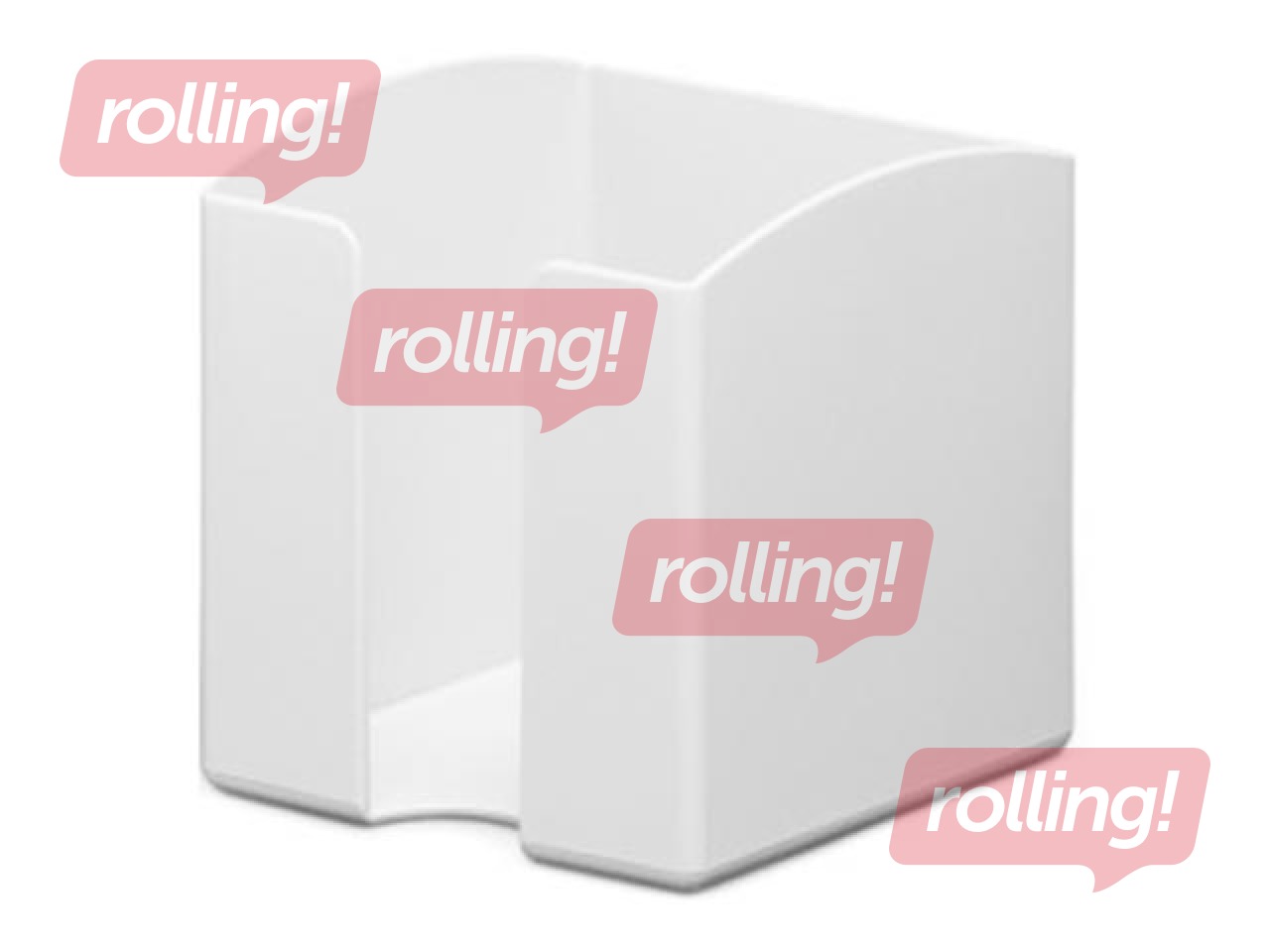 Подставка для бумажного блока Durable Eco, 10x10.5x10 см, пластиковая, серая