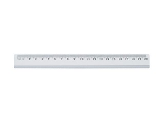 Ruler Gand, aluminium, 20cm