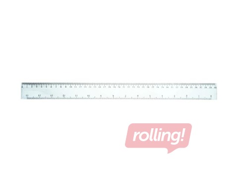 Joonlaud Grand plastikust, läbipaistev, 40cm