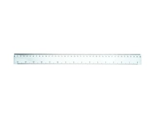 Lineāls Grand, plastmasas, caurspīdīgs, 40cm