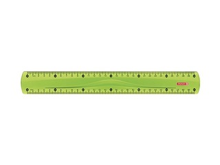 Plastic ruler Brunnen, transparent green, 30cm