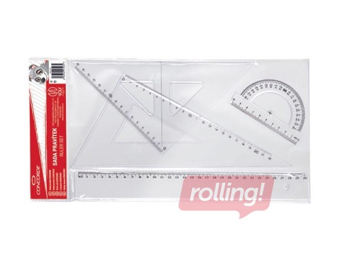 Ruler set Concorde, 4 items