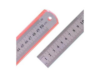 Ruler, 50cm, metal