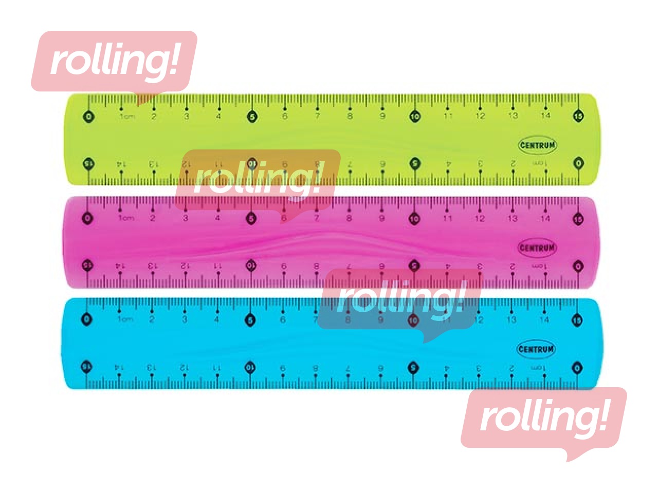 Joonlaud Centrum Flex, eri värvi, 15cm