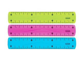 Ruler Centrum Flex, assorted colours, 15cm