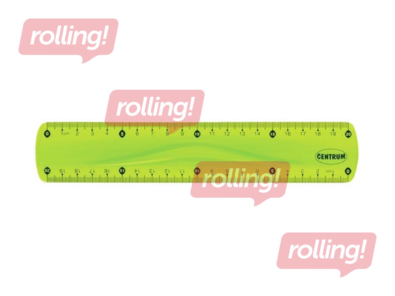 Joonlaud Centrum Soft  ABS, roheline, 20cm