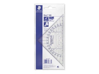 Lineāls - trīsstūris Staedtler Mars 568, 16cm