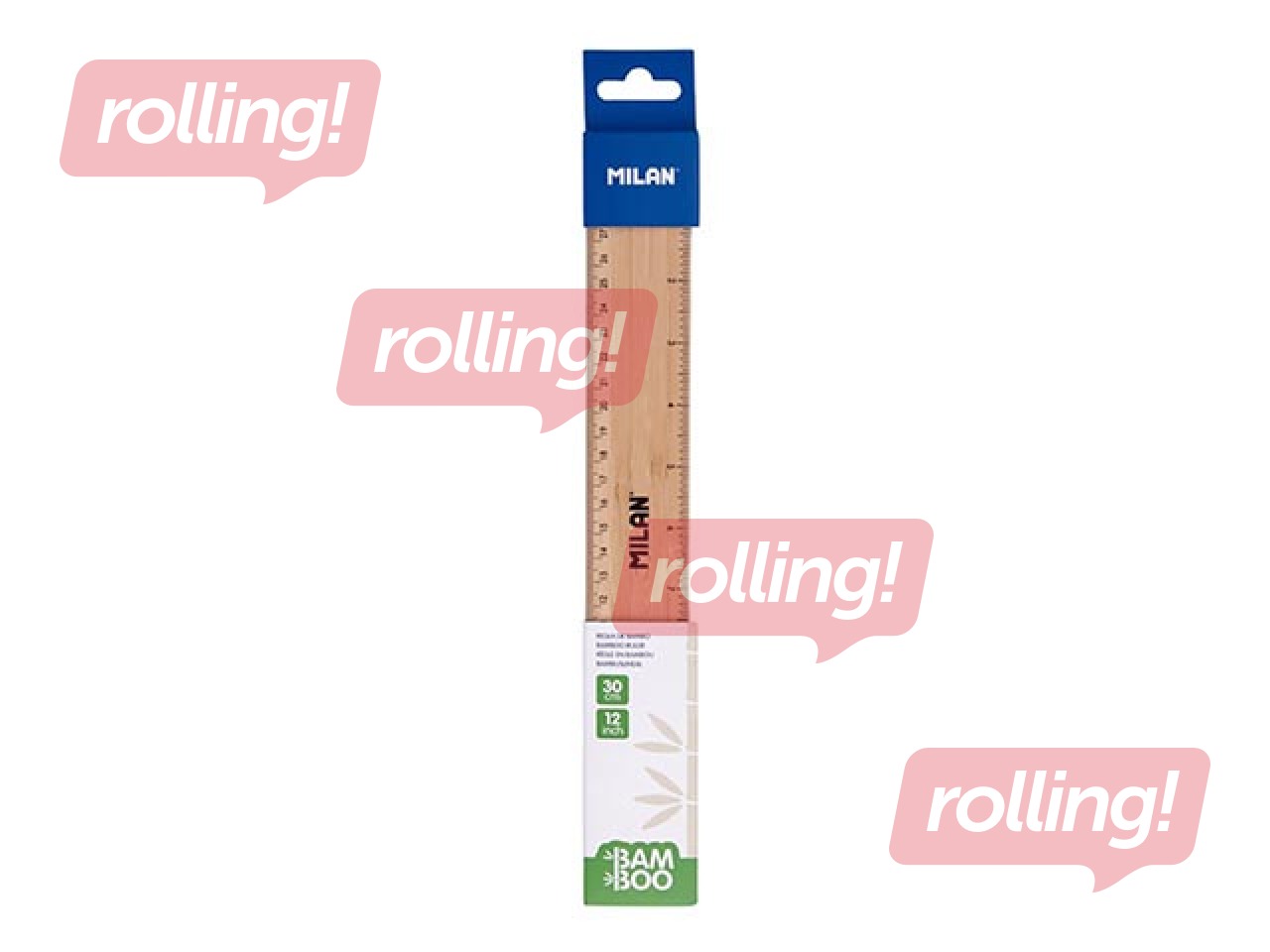 Ruler Milan Bamboo, 30cm