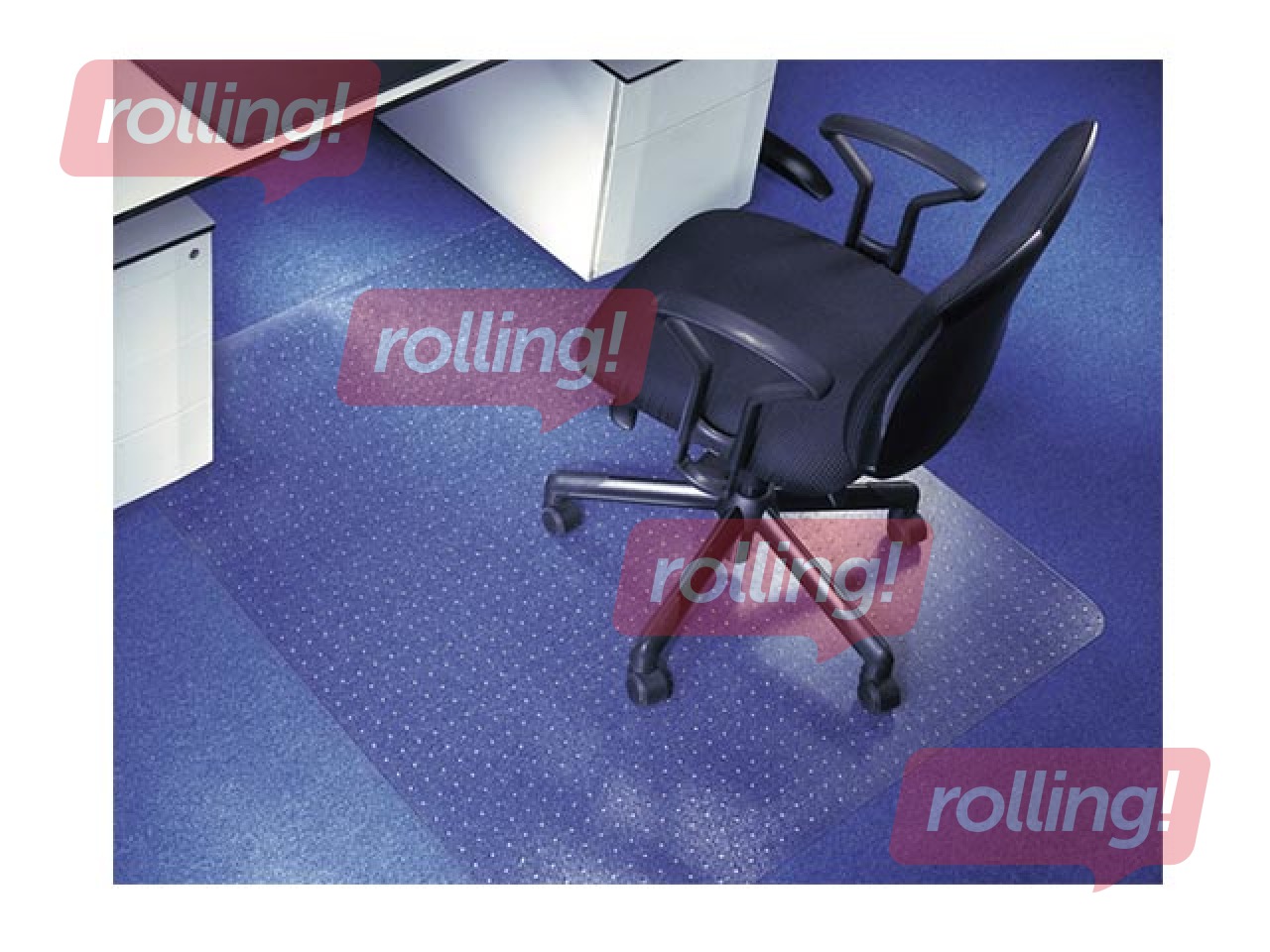 Toolialusmatt Rillstab, vaibaga põrandale, 120x90cm