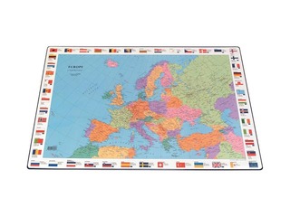 Desk mat  Bantex, the map of Europe, 44x63cm