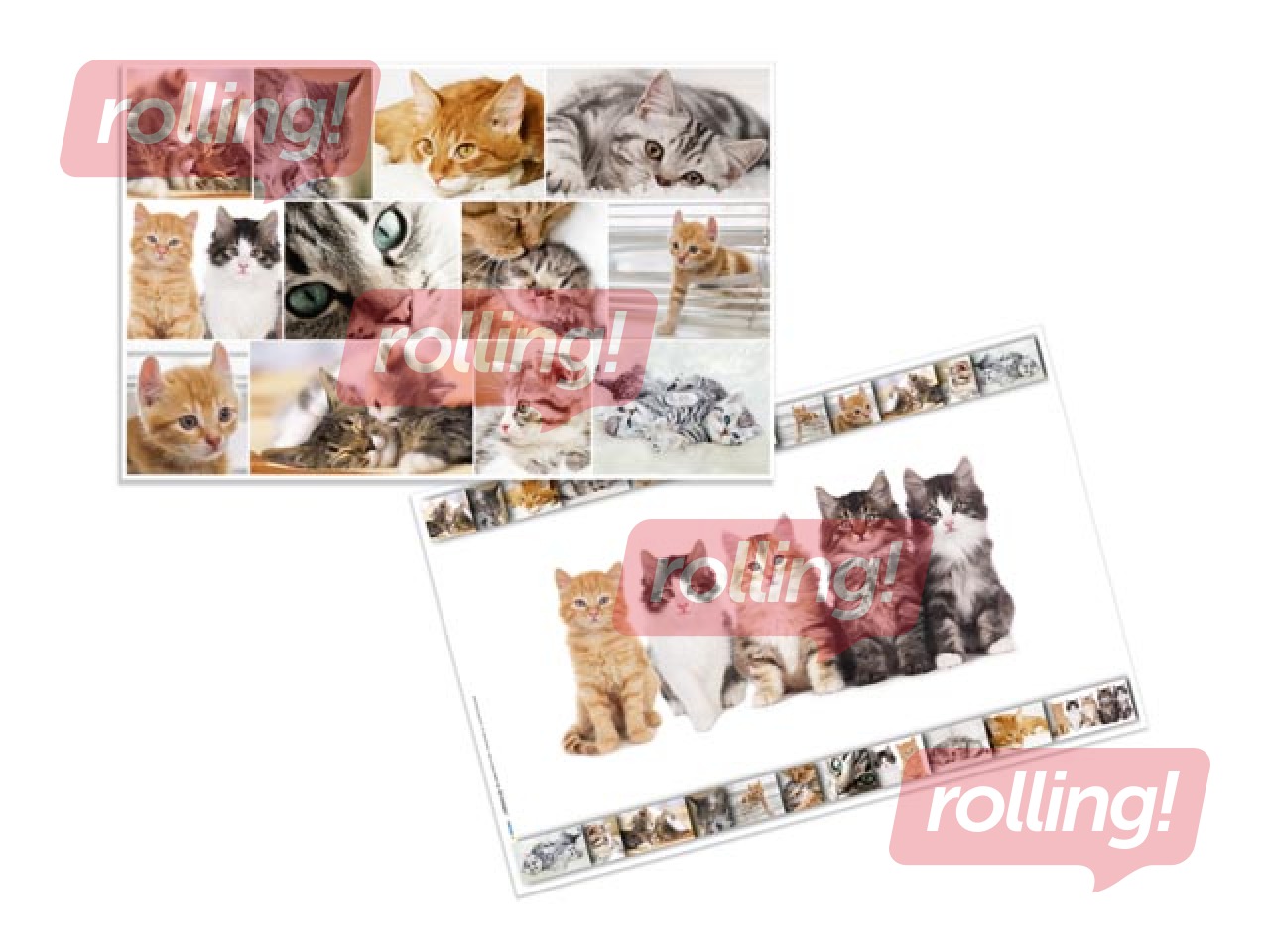 Lauaalus, loomade motiiviga, 55x35cm