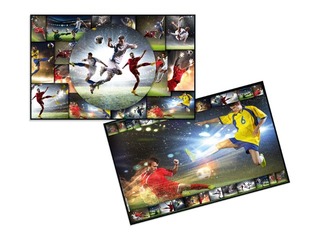 Desk pad with football motif, 55x35cm