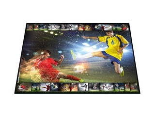 Desk pad with football motif, 55x35cm