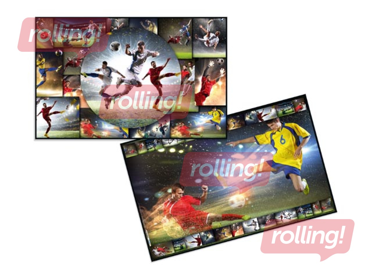 Galda segums ar futbola tematiku, 55x35cm