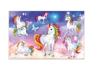 Настил для стола, с единорогом, 55x35см