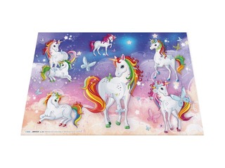 Настил для стола, с единорогом, 55x35см